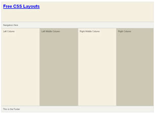CSS Layout 118 Free Website Layout
