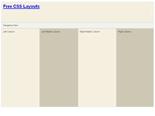 CSS Layout 122 Free Website Layout