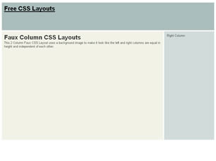CSS Layout 142 Free Website Layout