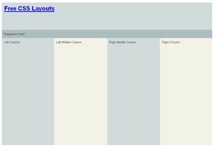 CSS Layout 164 Free Website Layout