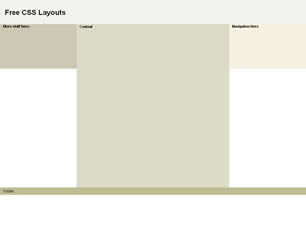 CSS Layout 170 Free Website Layout