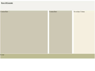 CSS Layout 200 Free Website Layout
