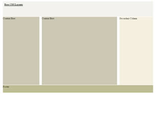 CSS Layout 207 Free Website Layout
