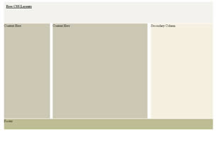 CSS Layout 208 Free Website Layout