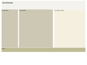 CSS Layout 209 Free Website Layout