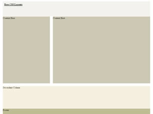 CSS Layout 210 Free Website Layout