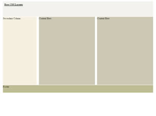 CSS Layout 233 Free Website Layout
