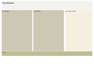 CSS Layout 236 Free Website Layout