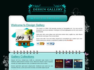 Design Gallery Free Website Template