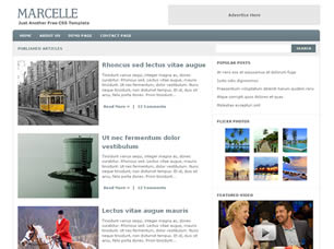 Marcelle Free CSS Template