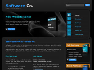 Software Co. Free Website Template
