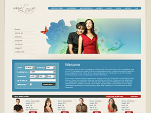 Color of Love Free CSS Template