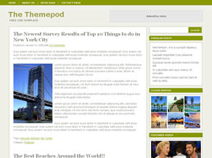 The Themepod Free CSS Template