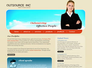 Outsource Inc Free Website Template