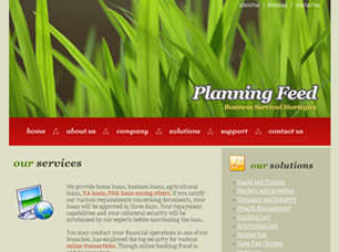 Planning Feed Free Website Template