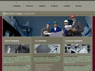 Architectural Company Free CSS Template