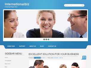 Internationalbiz Free Website Template