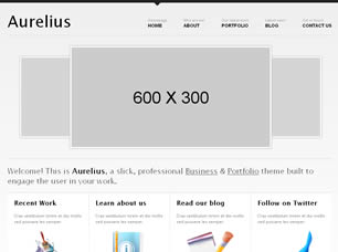 Aurelius Free Website Template