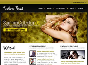 Fashion Brand Free Website Template