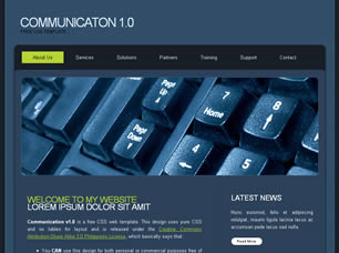 Communicaton 1.0 Free Website Template