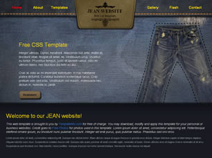 Jean Free Website Template