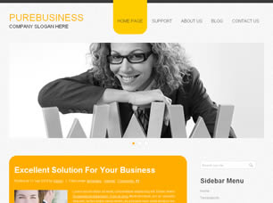 PureBusiness Free CSS Template