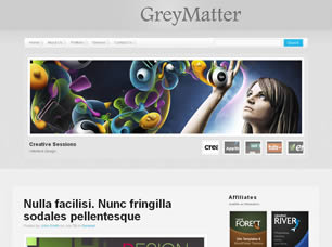 GreyMatter Free Website Template