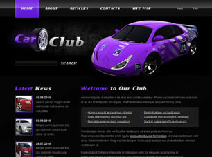 Car Club Free CSS Template