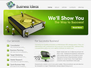 Business Ideas Free Website Template