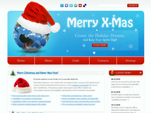 Merry Xmas Free Website Template