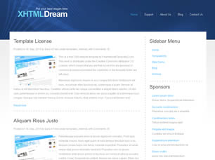 XHTMLDream Free CSS Template