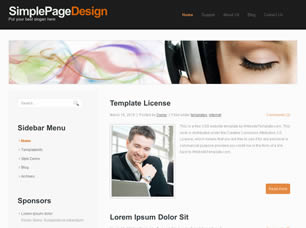 SimplePageDesign Free CSS Template