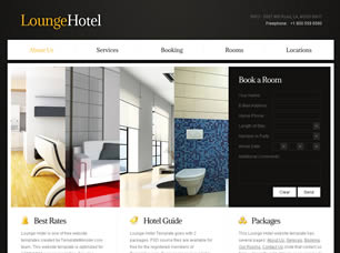 LoungeHotel Free CSS Template