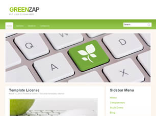 GreenZap Free CSS Template