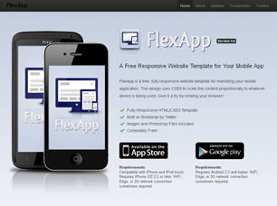 FlexApp Free CSS Template