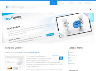CleanDesign Free Website Template