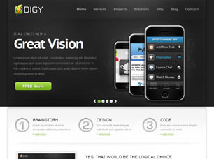 Digy Free Website Template