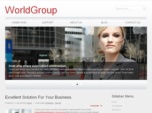 WorldGroup Free Website Template