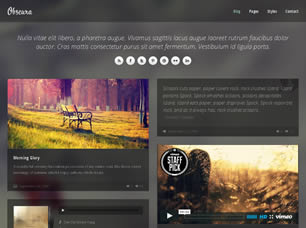 Obscura Free CSS Template