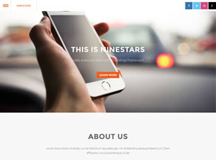 Ninestars Free Website Template