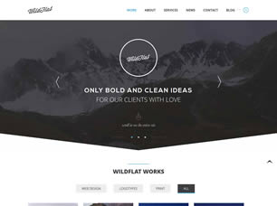 WildFlat Free CSS Template