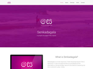 Senkadagala Free Website Template