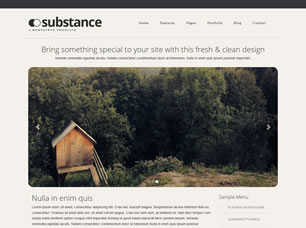 Substance Free CSS Template