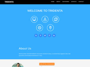 Tridenta Free Website Template