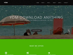 Yom Free Website Template