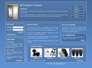 Fibreglass Free Website Template