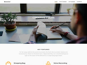 Booster Free Website Template