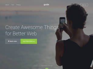 Guide Free Website Template