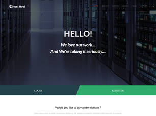 Ghost Host Free CSS Template
