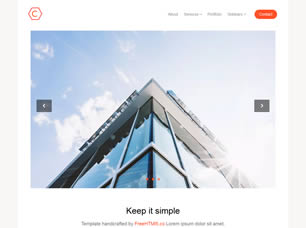 Cache Free Website Template